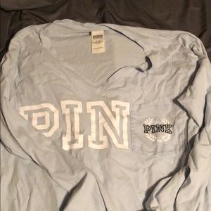 Light blue PINK long sleeve